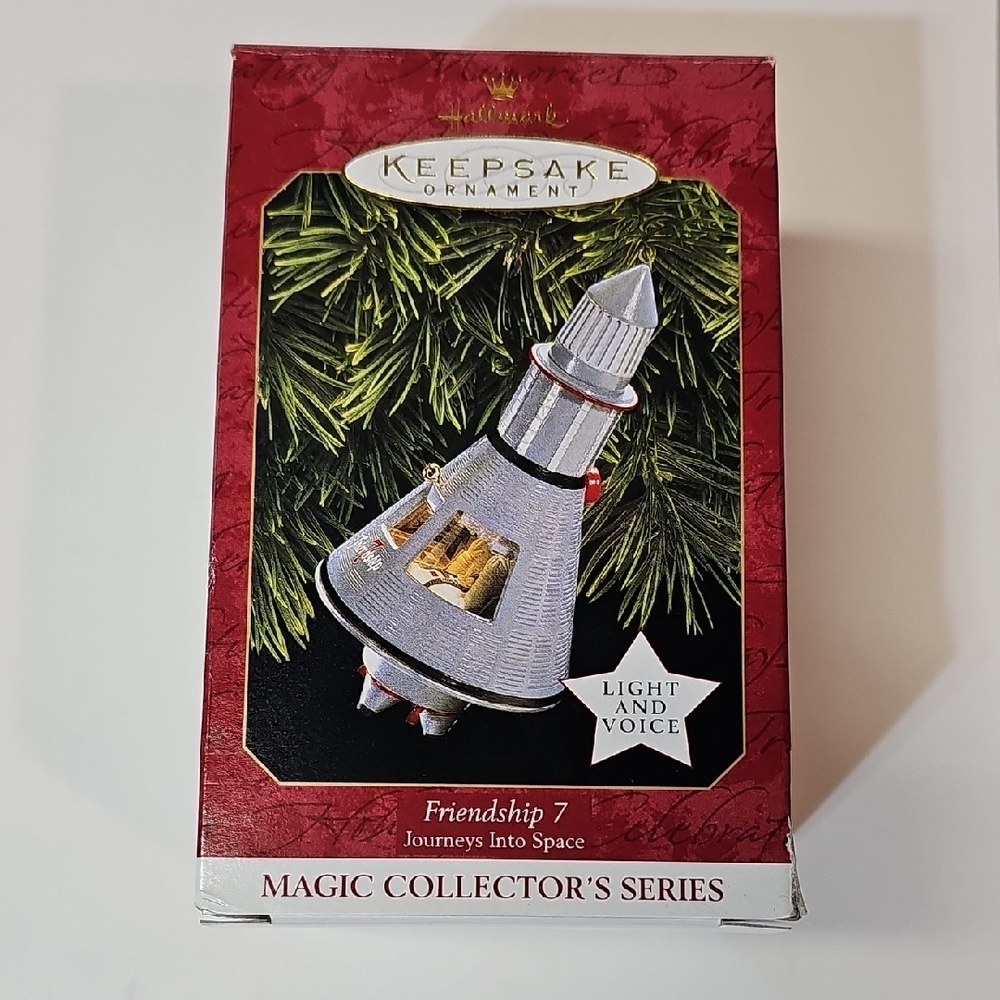 1997 Hallmark Keepsake Ornament, 2nd Journeys Into Space Series, Friendship 7
